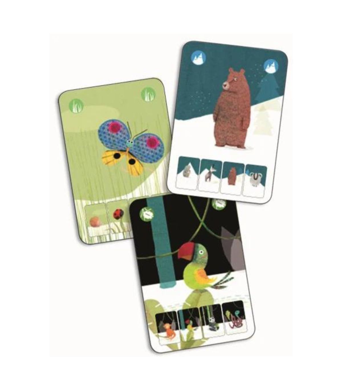 DJECO CARTAS MINI NATURE - Imagen 2