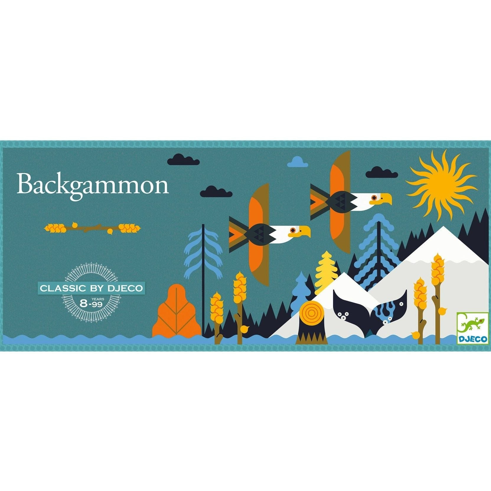 DJECO JUEGOS CLÁSICOS BACKGAMMON - Imagen 2