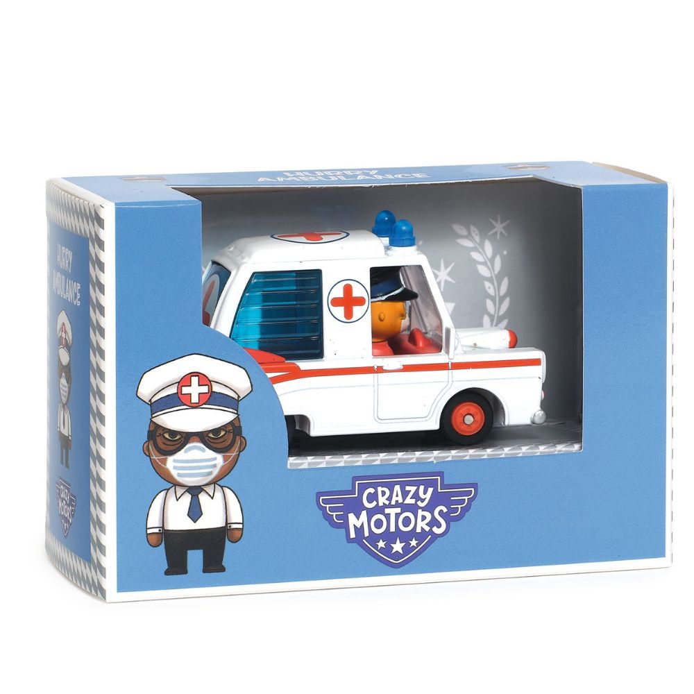 DJECO CRAZY MOTORS HURRY AMBULANCE - Imagen 2