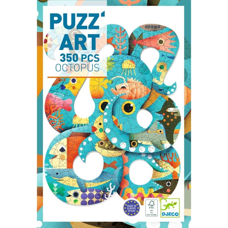 DJECO PUZZLE ART OCTOPUS - Imagen 2