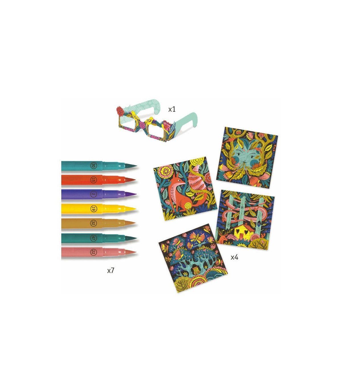 DJECO COLOREAR EN 3D BOSQUE FANTÁSTICO - Imagen 2