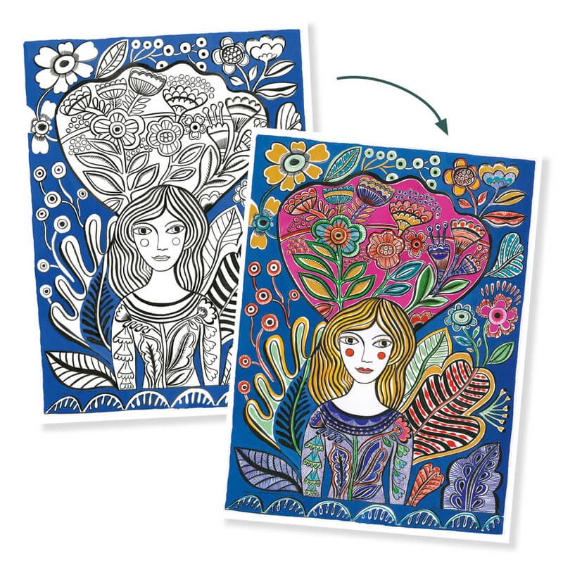 DJECO POSTERS PARA COLOREAR COLOURING GALLERY - Imagen 2