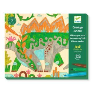 DJECO TALLER ROTULADOR PINCEL MUNDO DE DINOSAURIOS