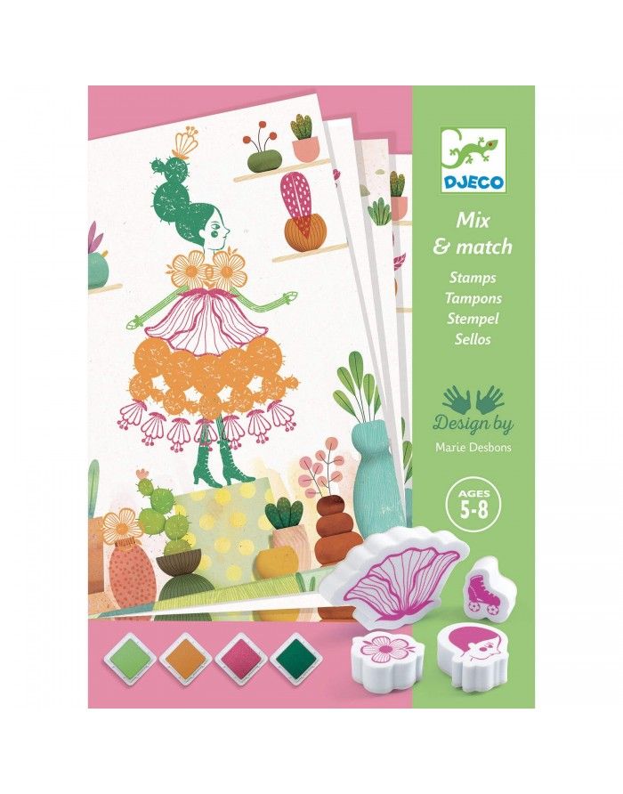 DJECO SELLOS FLOWER GIRLS