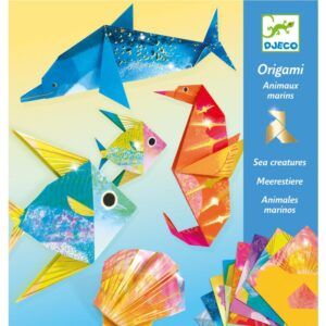 DJECO PAPIROFLEXIA ORIGAMI ANIMALES MARINOS
