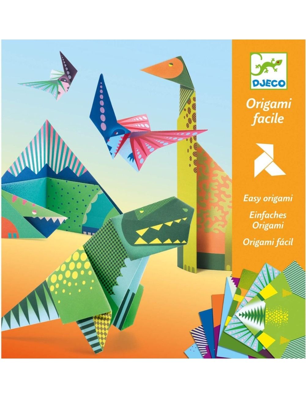 DJECO PAPIROFLEXIA ORIGAMI DINOSAURIOS