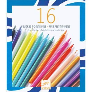 DJECO COLORES 16 ROTULADORES DE PUNTA FINA