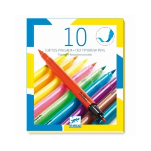 DJECO COLORES 10 ROTULADORES PINCEL POP