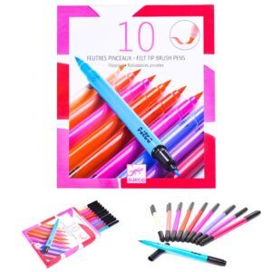 DJECO COLORES 10 ROTULADORES PINCEL DULCE