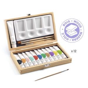 DJECO COLORES CAJA DE 12 TUBOS DE TÉMPERA