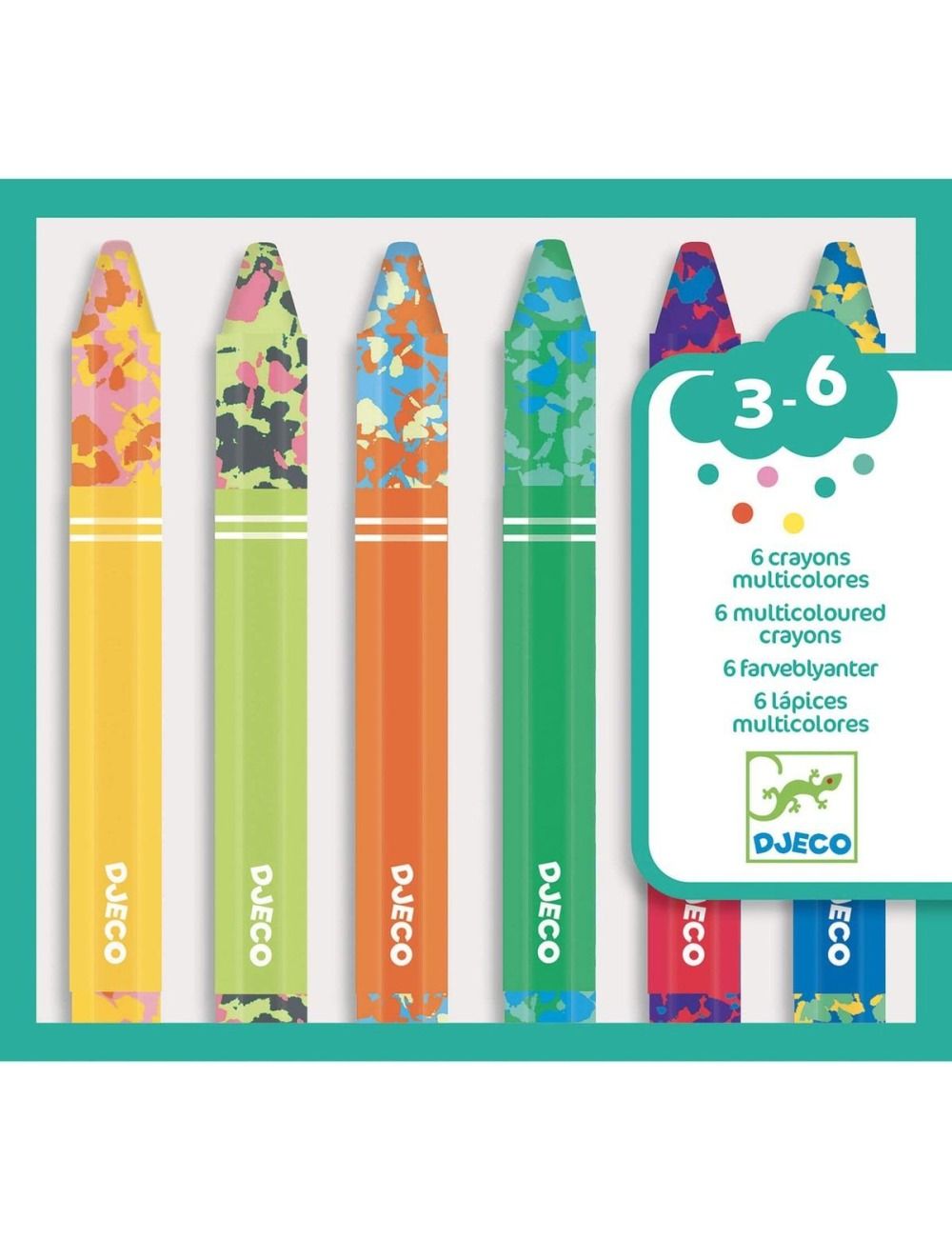 DJECO COLORES PARA PEQUES 6 LÁPICES
