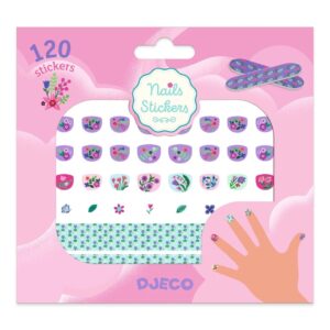 DJECO ADHESIVOS PARA UÑAS PETIT FLEUR