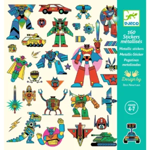 DJECO PEGATINAS ROBOTS