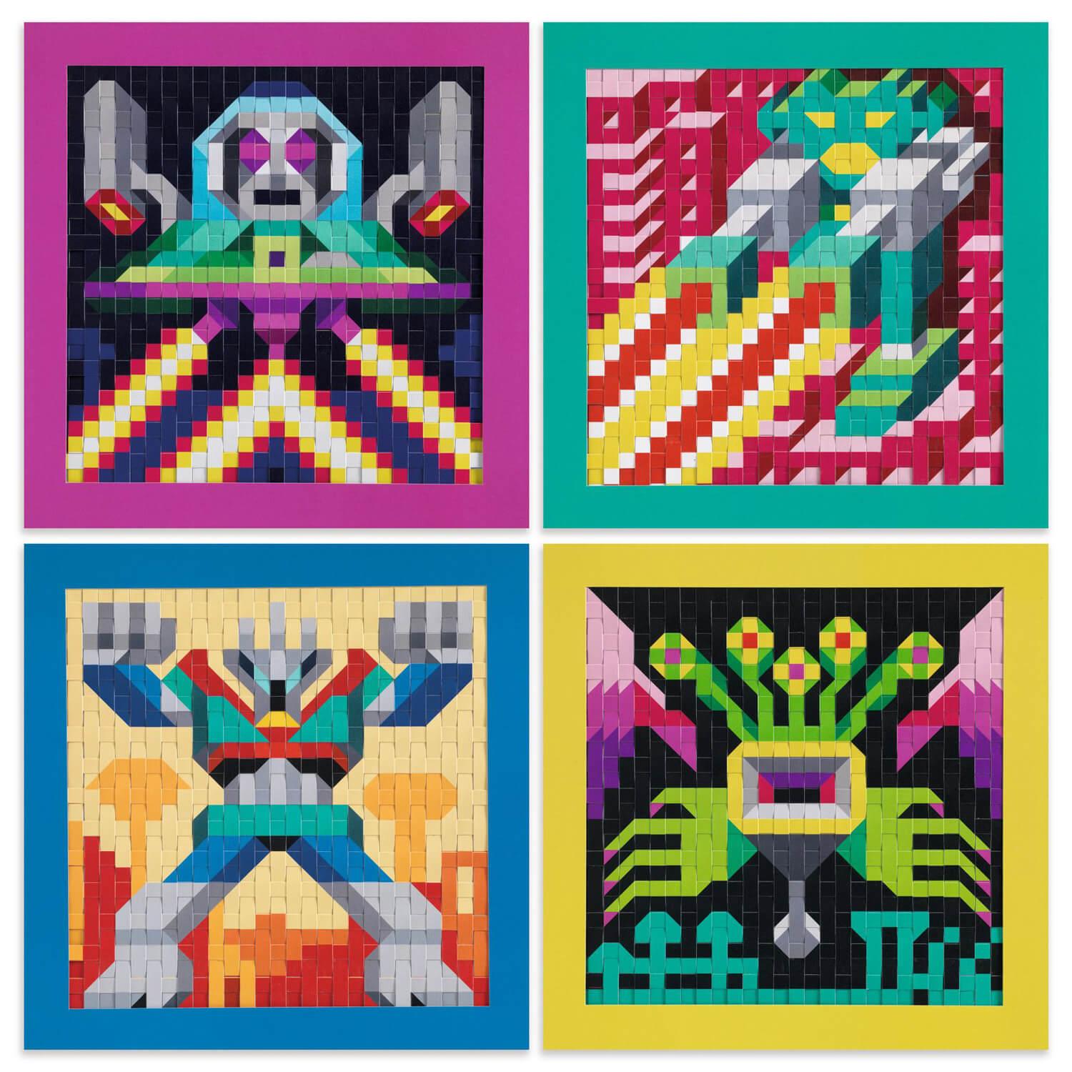 DJECO PAPEL CREATIVO INVASORES - Imagen 3