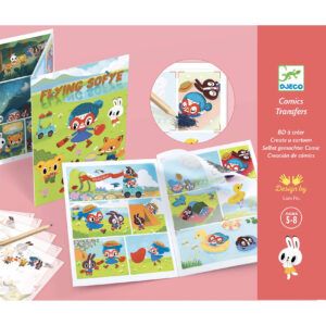 DJECO CALCOMANIA COMIC FLYING SOFYE