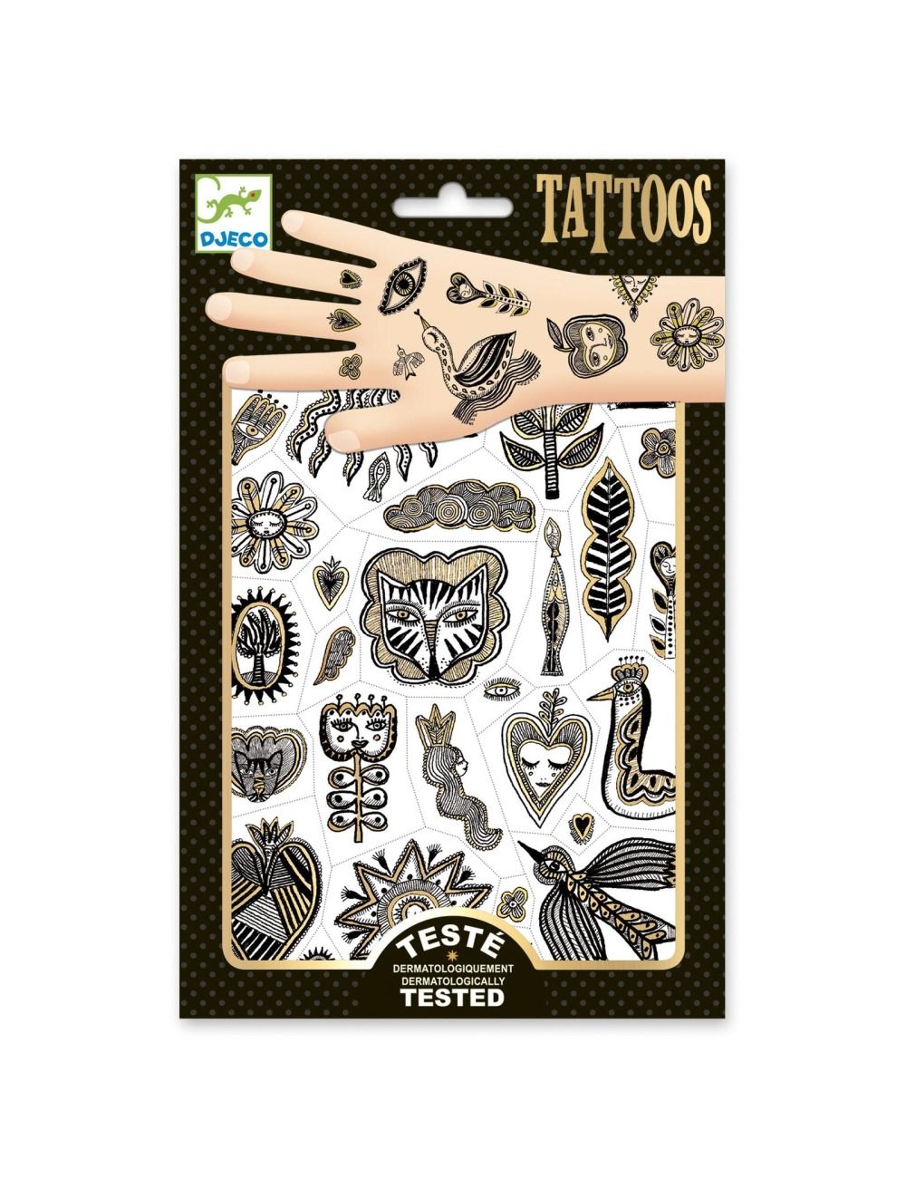 DJECO TATUAJES DORADO CHIC