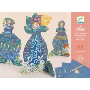DJECO CUADROS PARA RASCAR BONITOS VESTIDOS