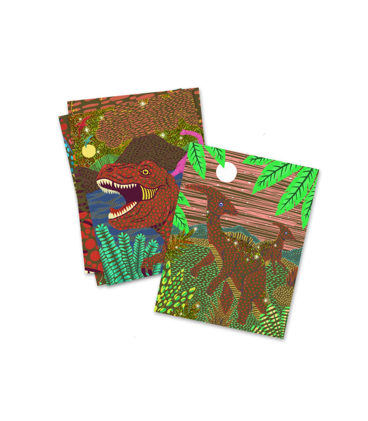 DJECO CUADROS PARA RASCAR EL REINO DE LOS DINOSAURIOS - Imagen 3