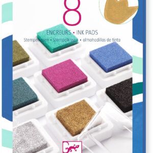 DJECO 8 TAMPONES DE TINTA Y 1 LIMPIADOR CHIC