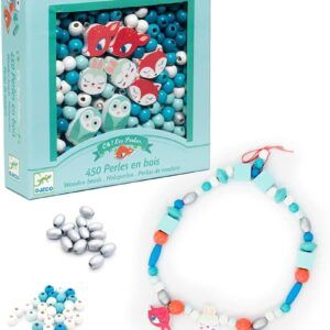 DJECO PERLAS DE MADERA PEQUEÑOS ANIMALES