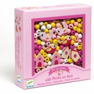 DJECO PERLAS DE MADERA PÁJAROS