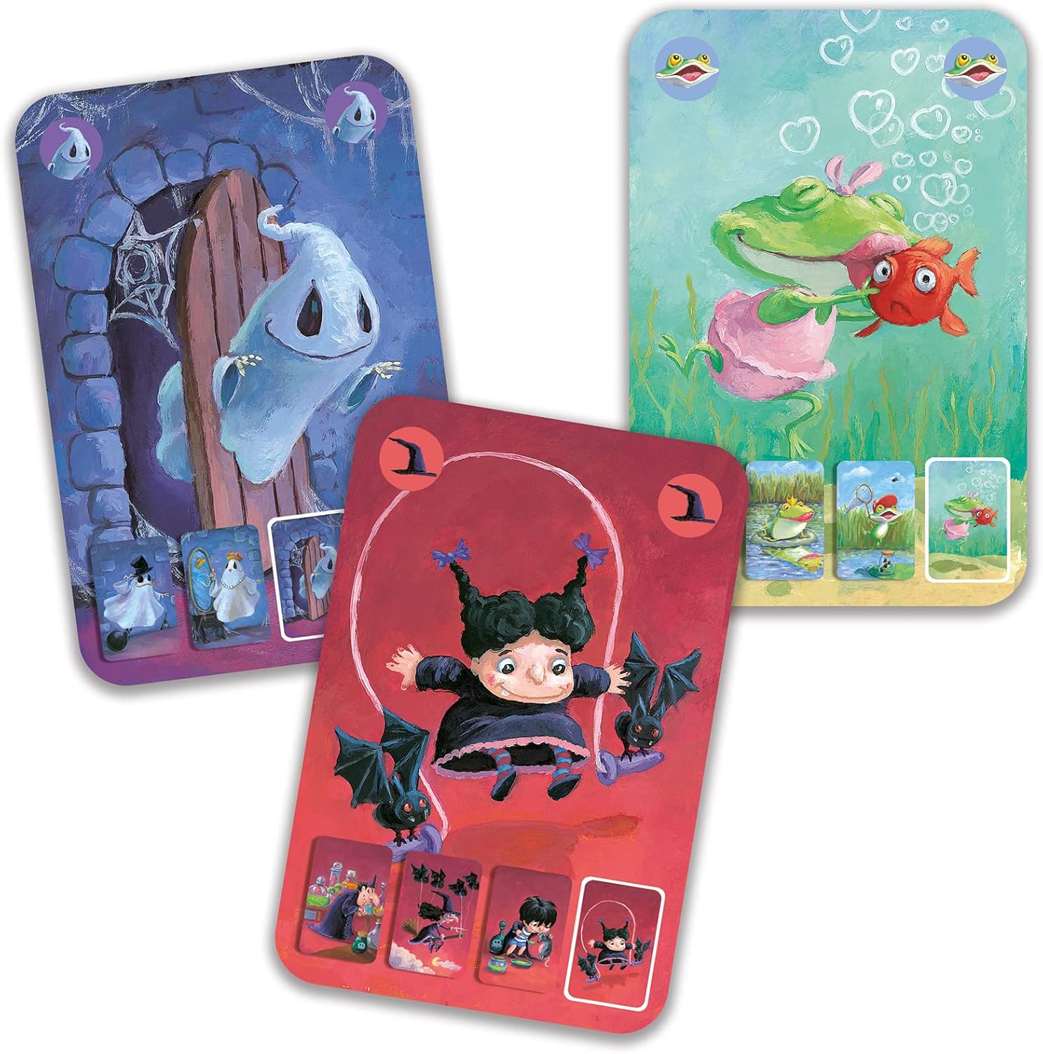 DJECO CARTAS MINI FAMILY - Imagen 2