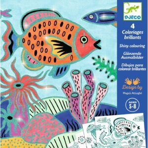 DJECO COLOREA SORPRESAS PINTAR BAJO EL MAR