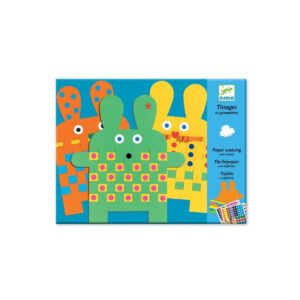 DJECO CREAR 6 CONEJOS CON PEGATINAS