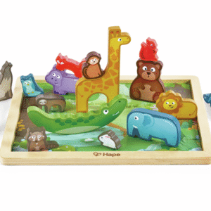 HAPE PUZLE MUNDO ANIMAL