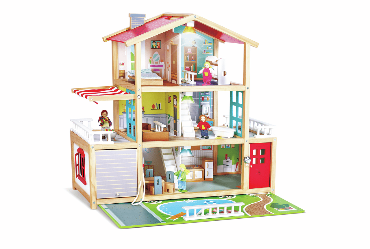 HAPE CASITA DE MUÑECAS MANSIÓN FAMILIAR