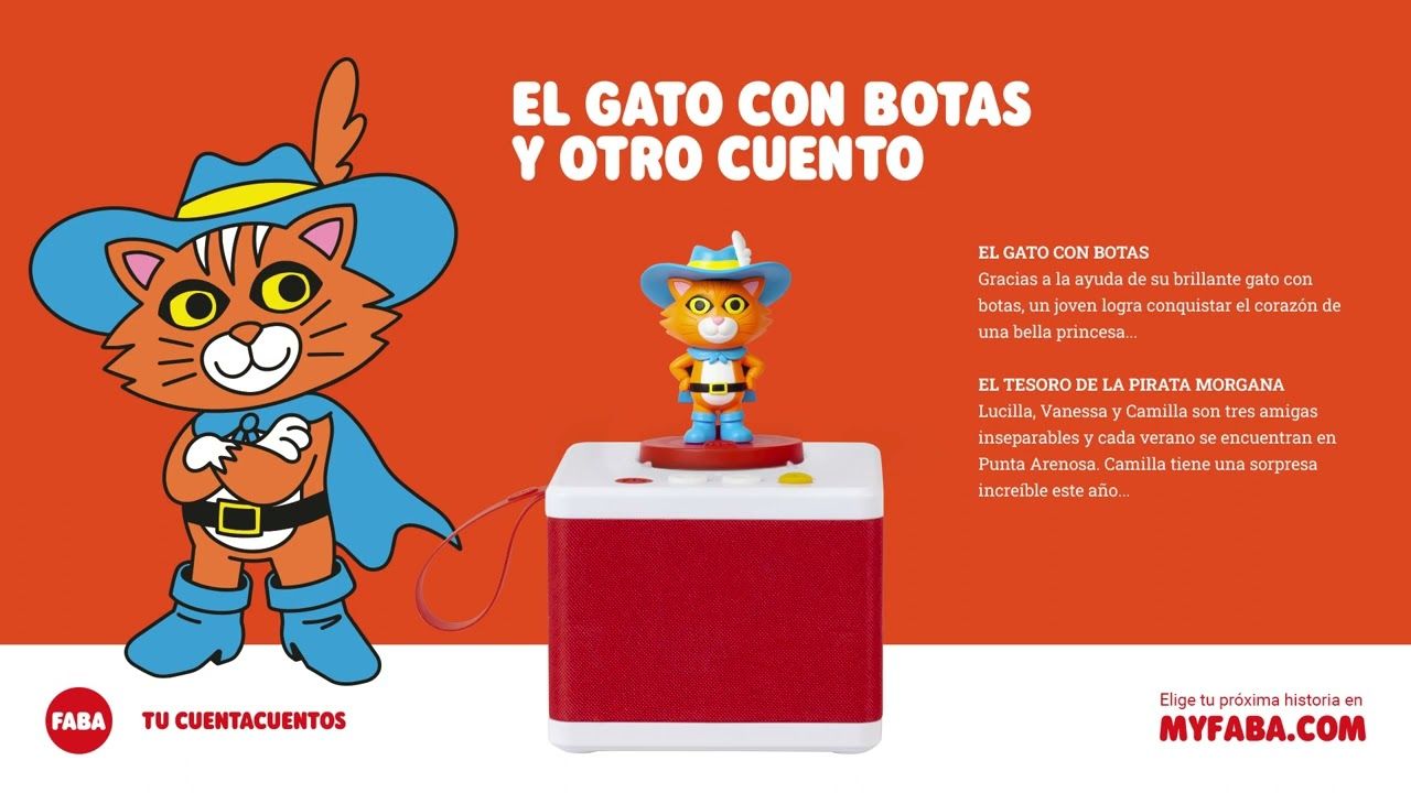 FABA HISTORIA SONORA EL GATO CON LAS BOTAS Y OTRO CUENTO - Imagen 2