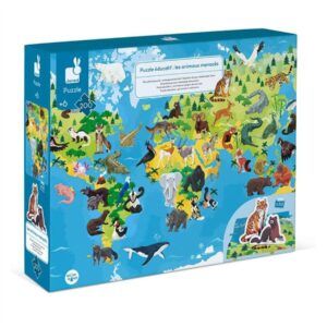 JANOD PUZZLE EDUCATIVO ANIMALES EN PELIGRO