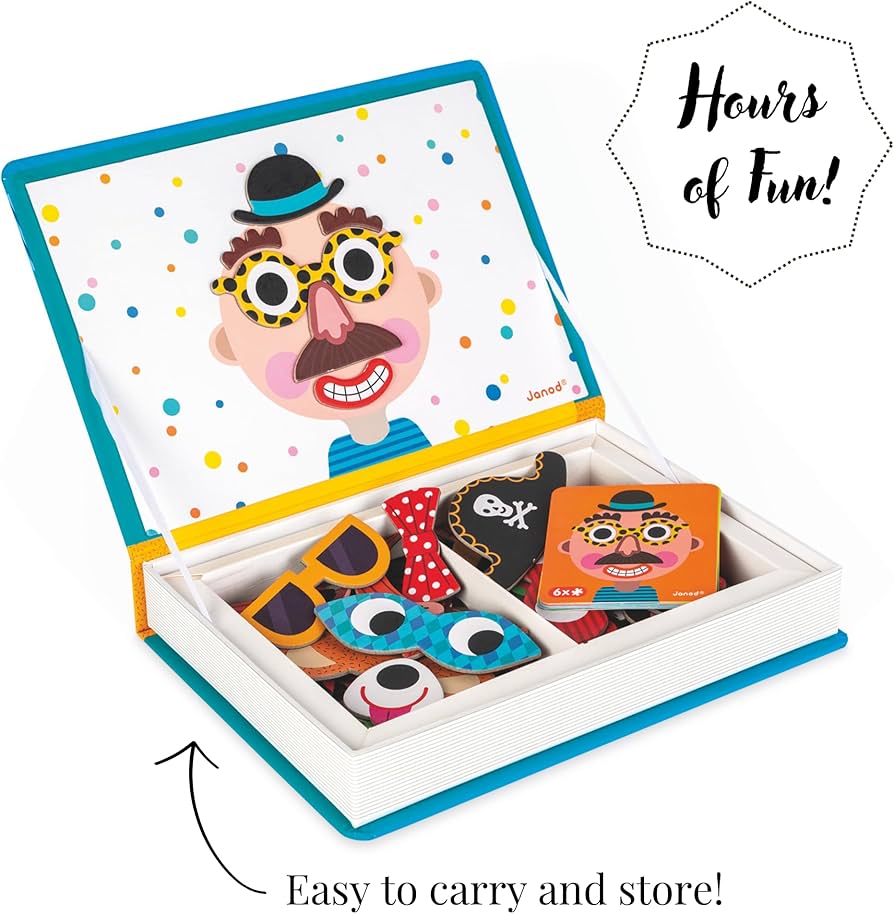 JANOD MAGNETI'BOOK CRAZY FACES CHICOS - Imagen 2