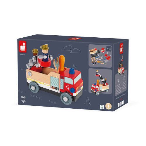 JANOD BRICO'KIDS DIY CAMIÓN DE BOMBEROS - Imagen 3