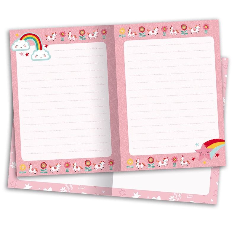 JANOD LOTE DE 2 CUADERNOS SUAVES 2 MODELOS: ZORRO UNICORNIO - Imagen 3