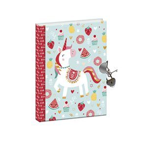JANOD CUADERNO SECRETO CON CANDADO ZORRO UNICORNIO