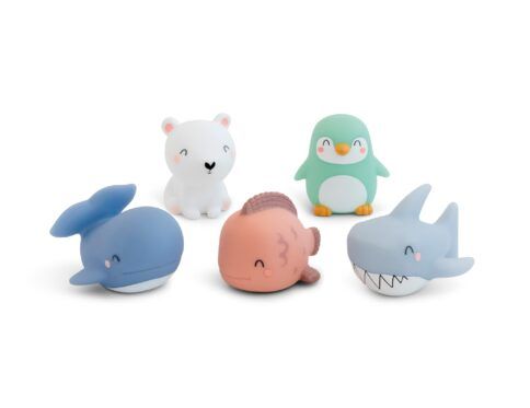 SARO SET DE 5 JUGUETES DE BAÑO POLARIS UNIQUE