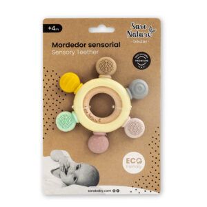 SARO MORDEDOR SENSORIAL MADERA SILICONA UNIQUE