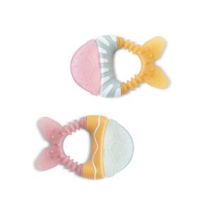 SARO MORDEDORES DE AGUA PECECITOS DUSTY PINK