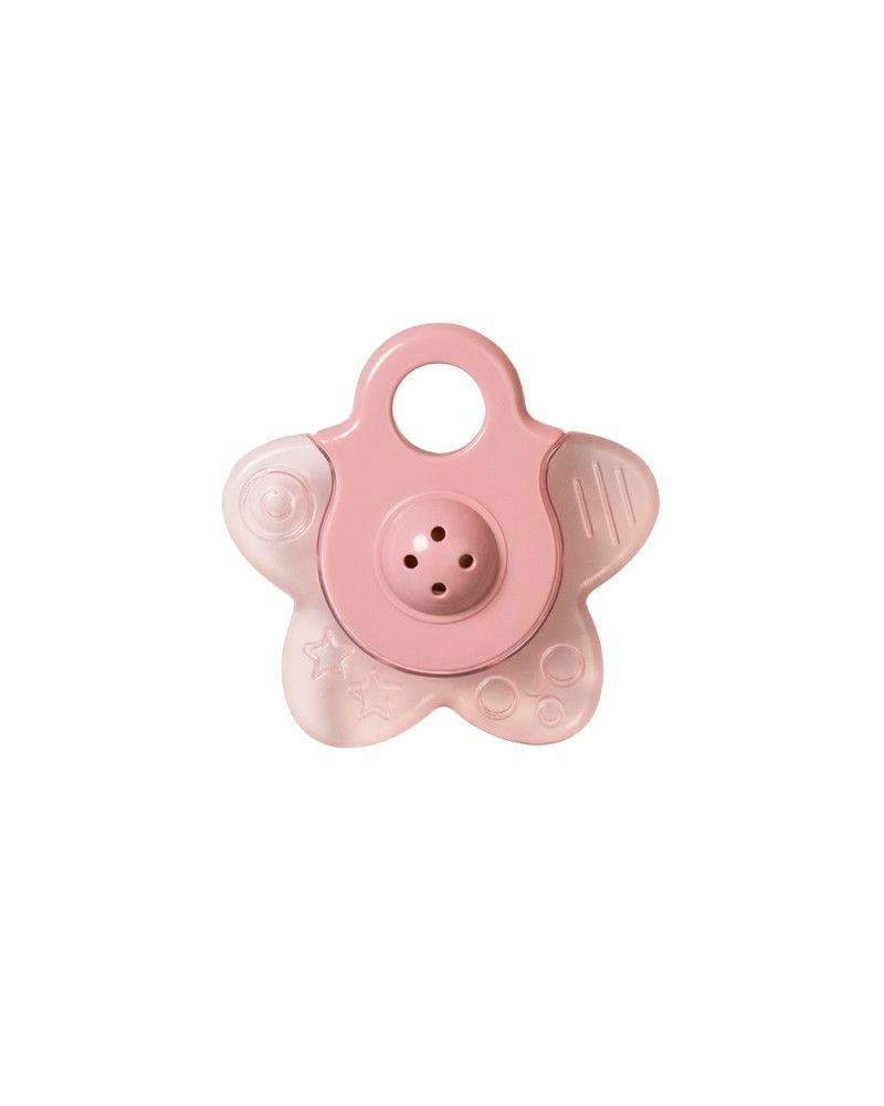 SARO MORDEDOR DE AGUA CON SONAJERO STAR DUSTY PINK
