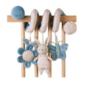 SARO ESPIRAL CON SONAJERO COTTON BUNNIES DUSTY BLUE