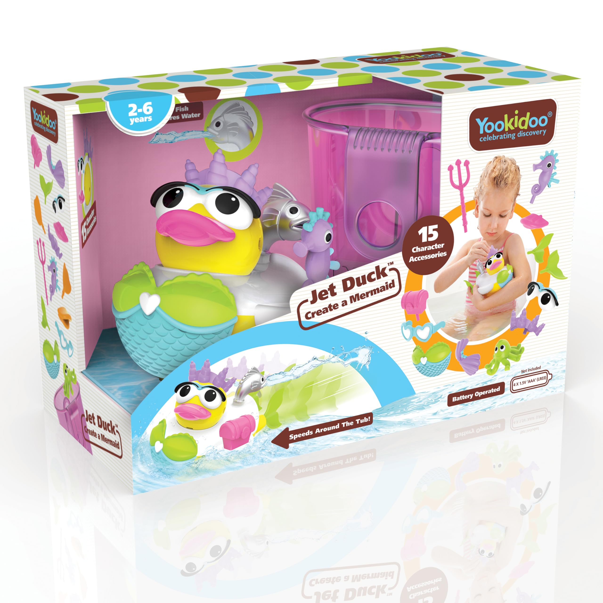 YOOKIDOO PATO JET CREA UNA SIRENA