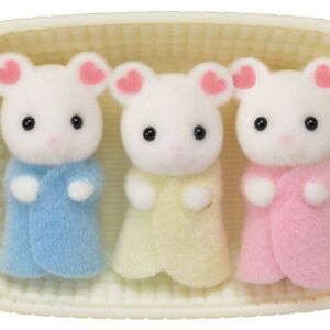 EPOCH SYLVANIAN FAMILIES TRILLIZOS RATÓN MARSHMALLOW