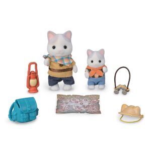 EPOCH SYLVANIAN FAMILIES SET DE EXPLORADORES HERMANOS GATO LATTE