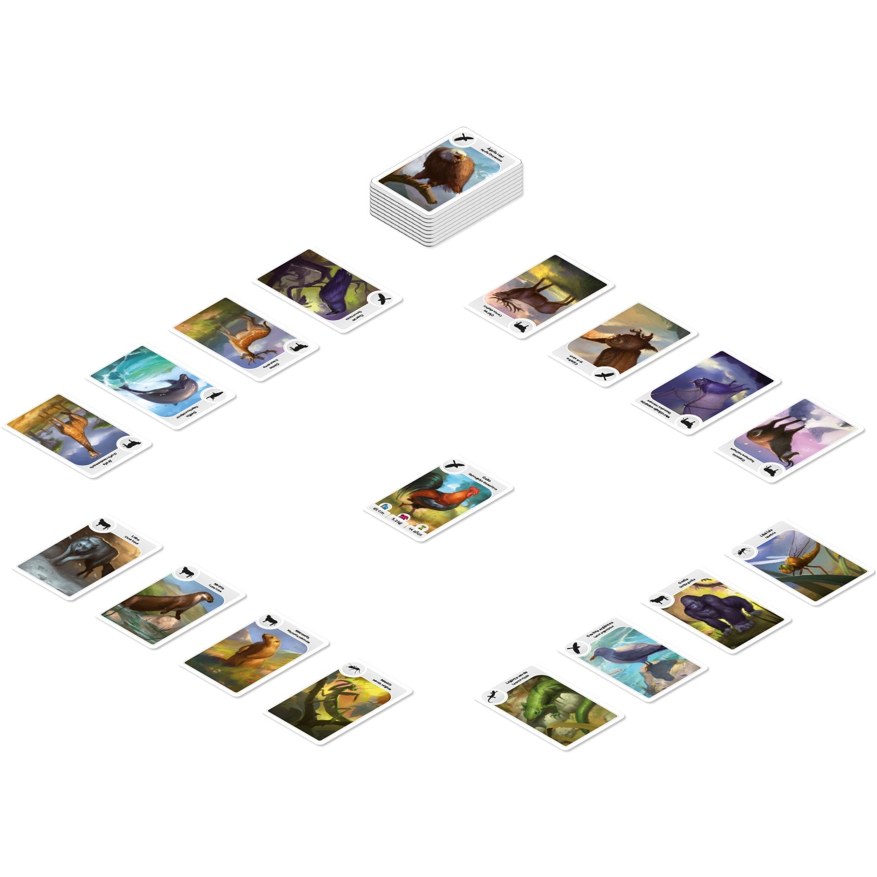ASMODEE CARDLINE ANIMALES 2 - Imagen 3