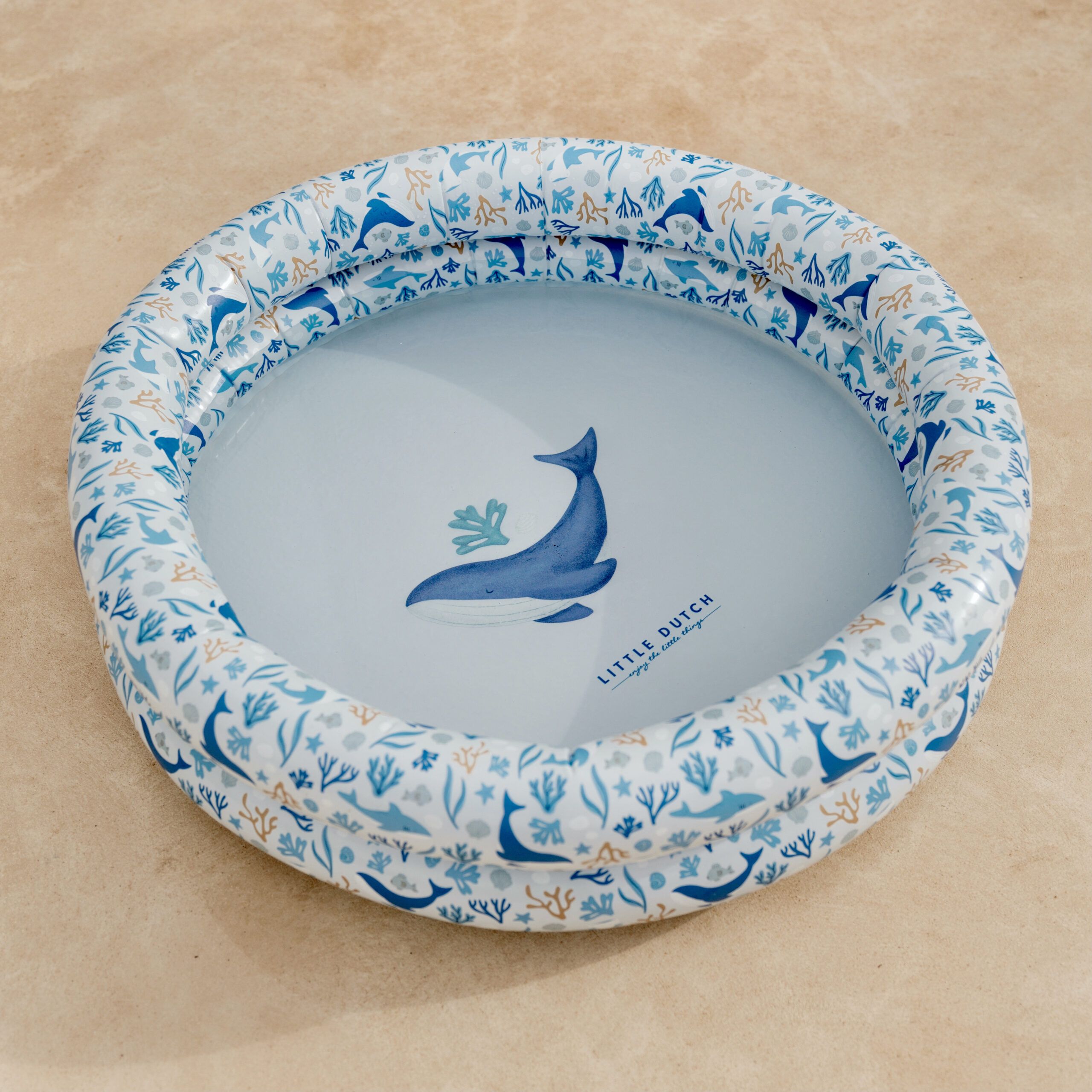 LITTLE DUTCH PISCINA 80 CM OCEAN DREAMS AZUL - Imagen 3