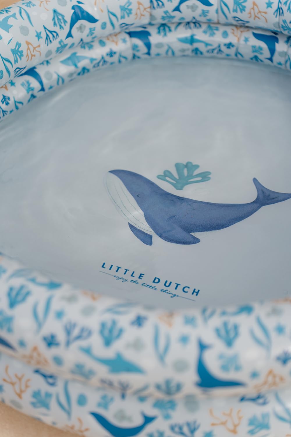 LITTLE DUTCH PISCINA 80 CM OCEAN DREAMS AZUL - Imagen 2
