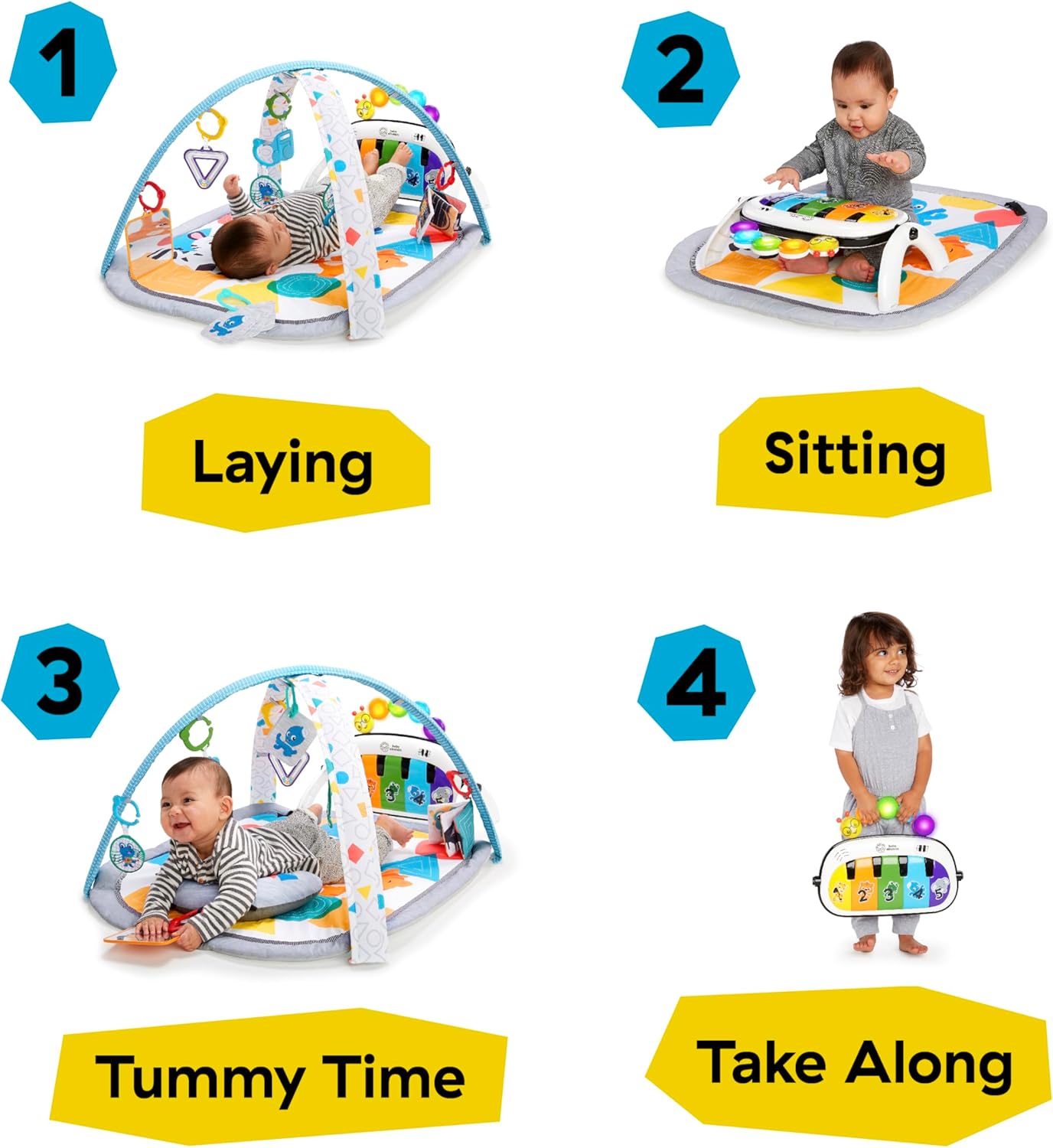 SARO BABY EINSTEIN AREA DE JUEGO 4 EN 1 KICKIN TUNES - Imagen 5