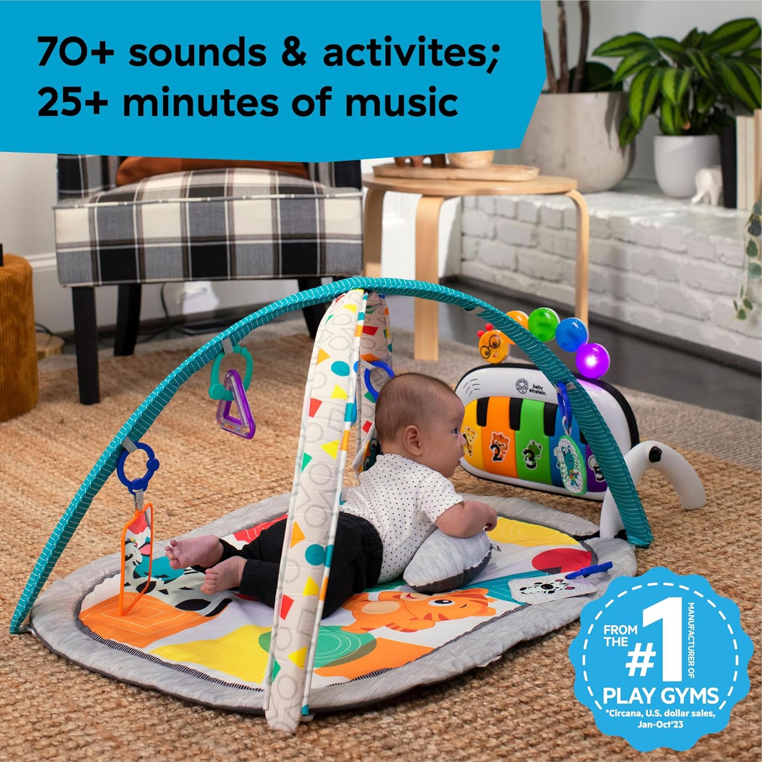SARO BABY EINSTEIN AREA DE JUEGO 4 EN 1 KICKIN TUNES - Imagen 4
