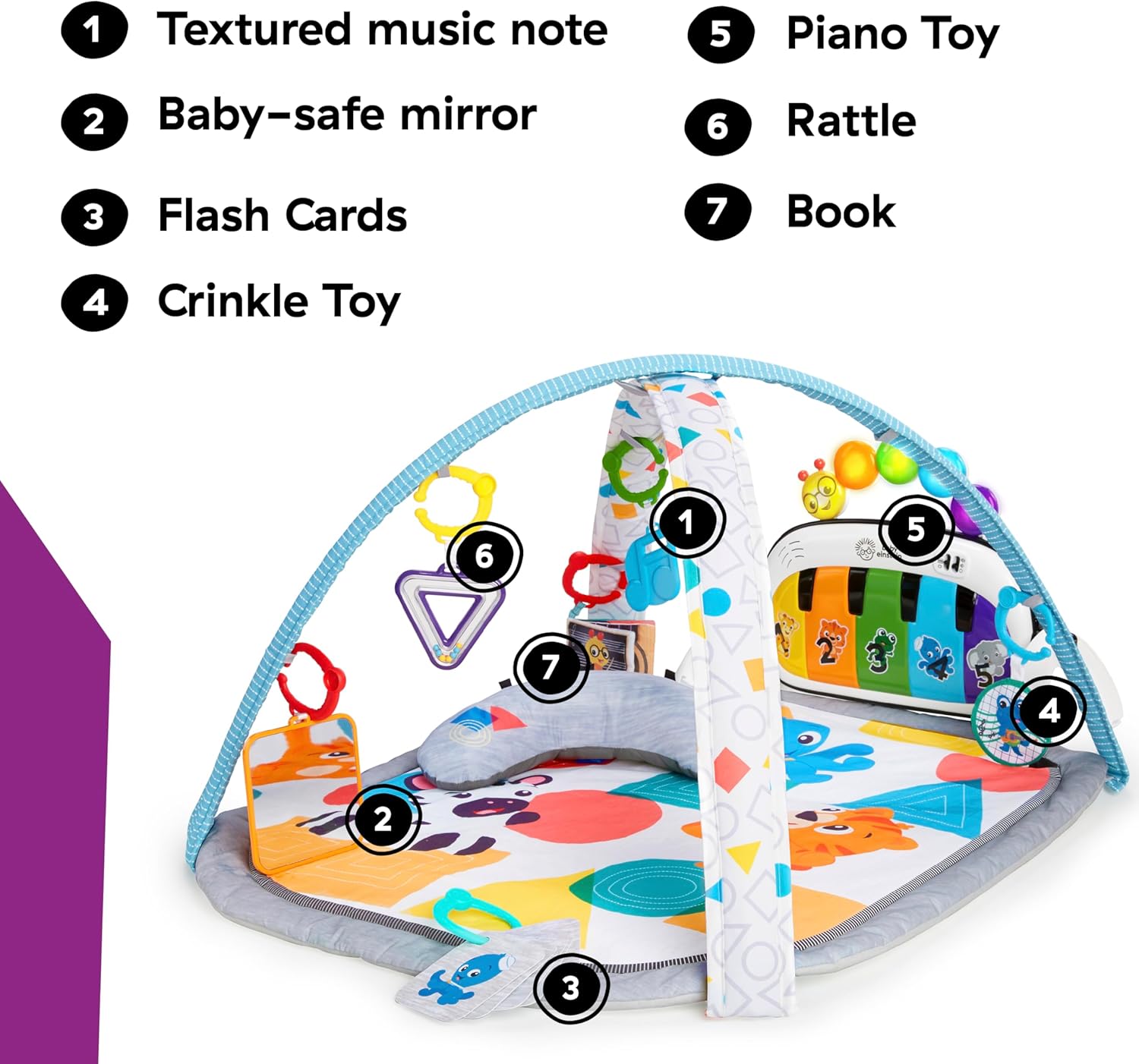 SARO BABY EINSTEIN AREA DE JUEGO 4 EN 1 KICKIN TUNES - Imagen 3